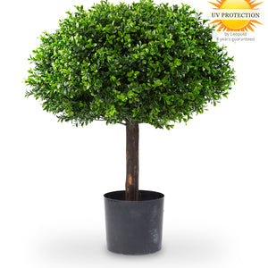 LeopoldFlora Kunstplant buxus 1/2 bol 65 cm UV