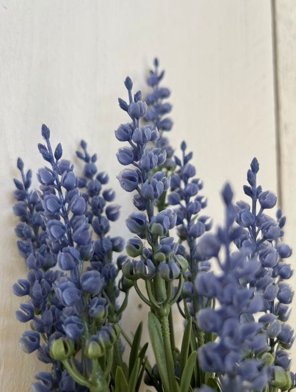 Lavendel kunstplant 30cm UV blauw