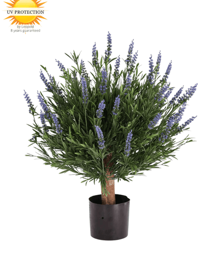 LeopoldFlora Blauwe lavendel kunstplant bol 60cm UV