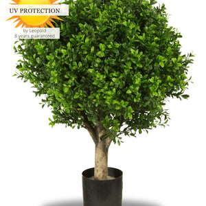 LeopoldFlora Buiten Kunst Buxus Bol 40 cm UV