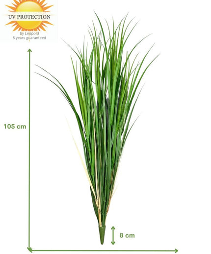 LeopoldFlora Buiten kunst Rietgras Deluxe 105cm UV groen
