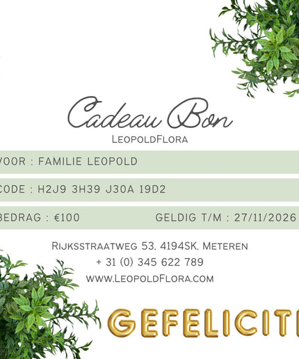 LeopoldFlora Cadeaubon