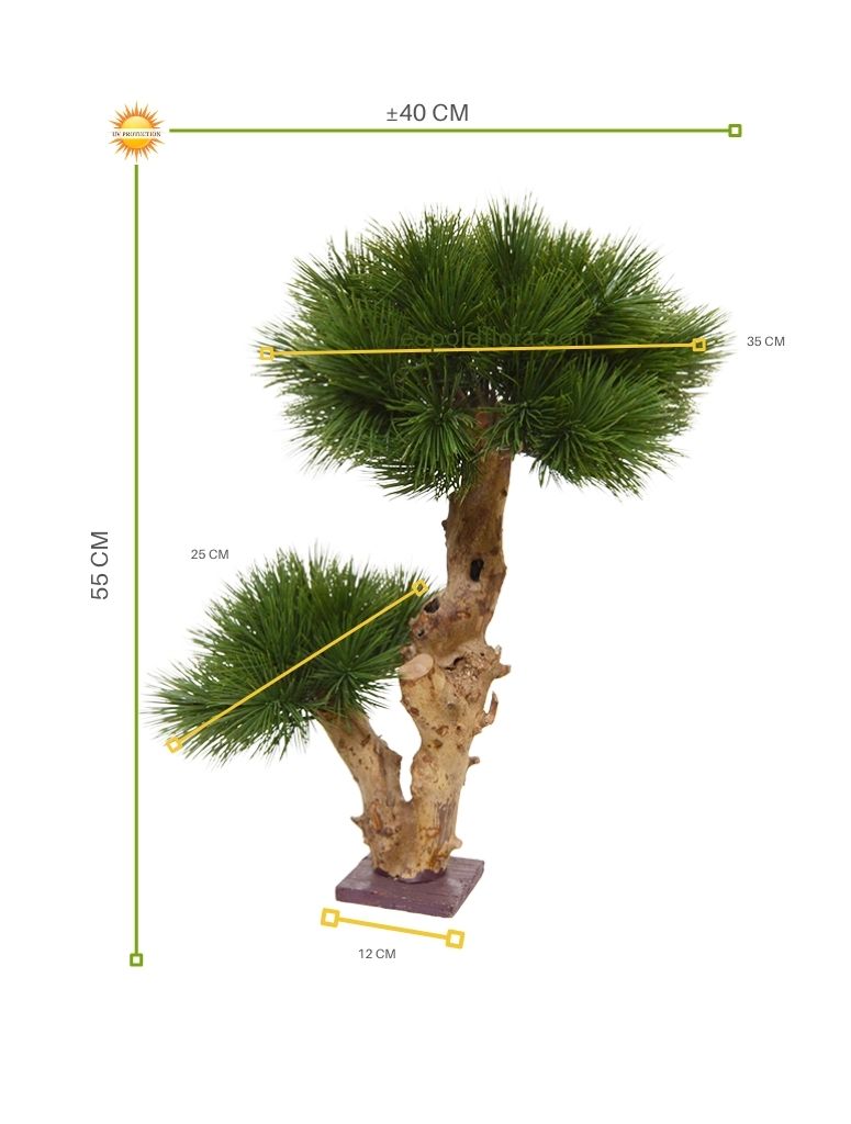 Kleine Bonsai Kunstmatige Bonsai Boom 21.6in Grote Groene Simulatie Kleine Bonsai Kunstmatige Bonsai Boom 21.6in Grote Groene Simulatie