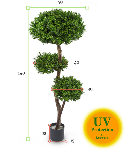 LeopoldFlora Kunst Buxus Bollen Multistam UV