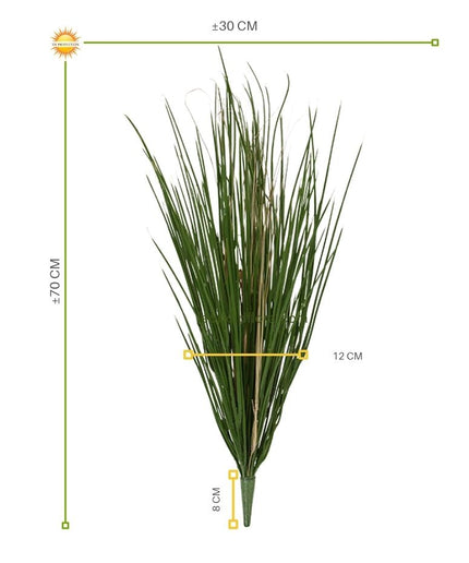 LeopoldFlora Kunst grasplant boeket 70 cm UV