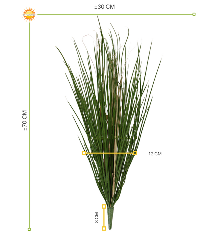 LeopoldFlora Kunst grasplant boeket 70 cm UV