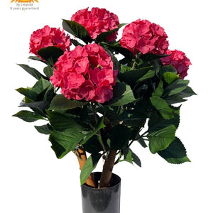 LeopoldFlora Kunst Hortensia roze L 65cm UV