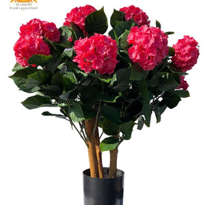 LeopoldFlora Kunst Hortensia roze XL 80cm UV