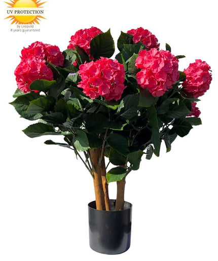 LeopoldFlora Kunst Hortensia roze XL 80cm UV