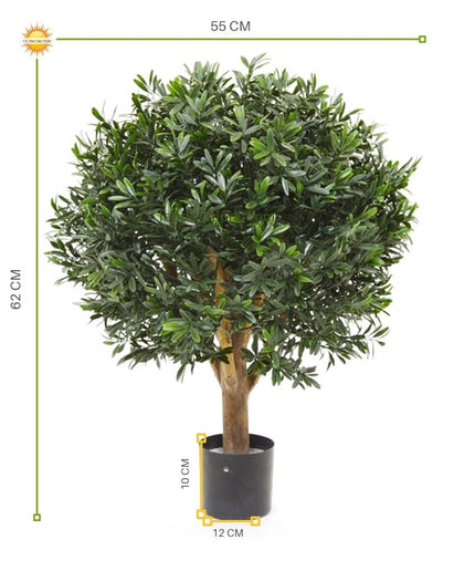 LeopoldFlora Kunst Ilex Hulst Bol 55 cm UV