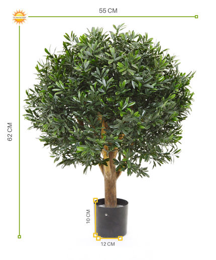 LeopoldFlora Kunst Ilex Hulst Bol 55 cm UV
