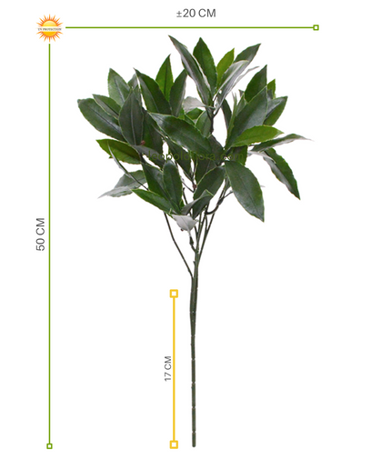 LeopoldFlora Kunst Laurier tak  50 cm UV