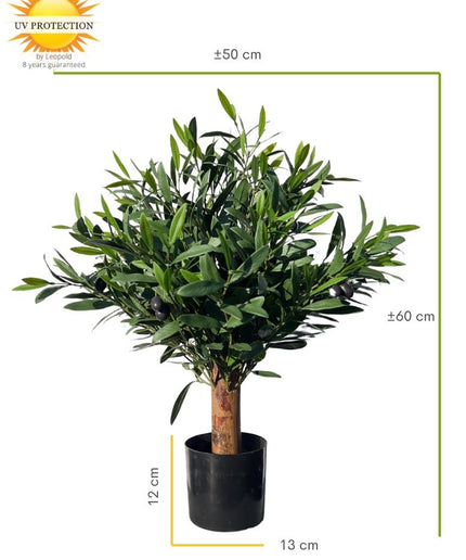 LeopoldFlora Kunst Olijfboom  50cm UV