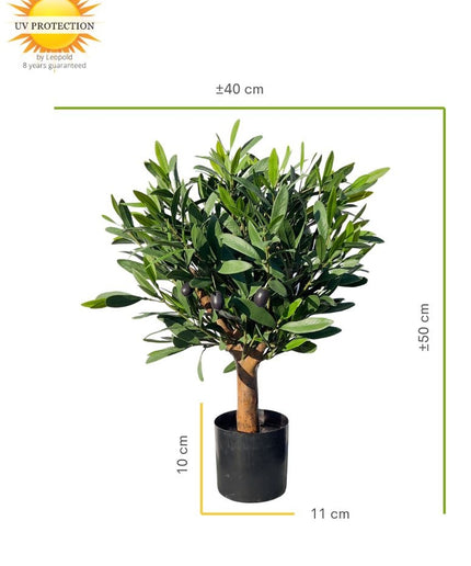 LeopoldFlora Kunst olijfboompje  40cm UV