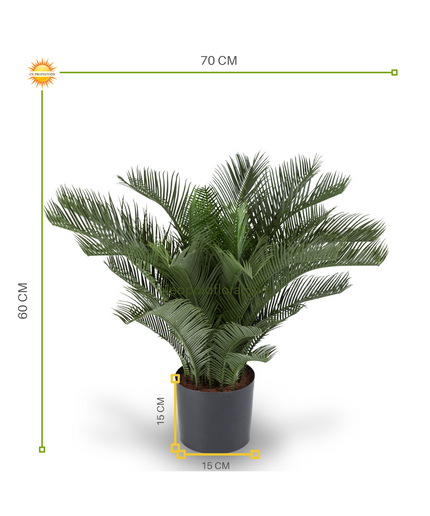 LeopoldFlora Kunst Palmboom Cycas 60 UV