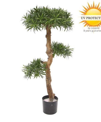 LeopoldFlora Kunst Podocarpus Bonsai 105 cm UV