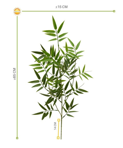 LeopoldFlora Kunststof  Bamboe tak 65 UV