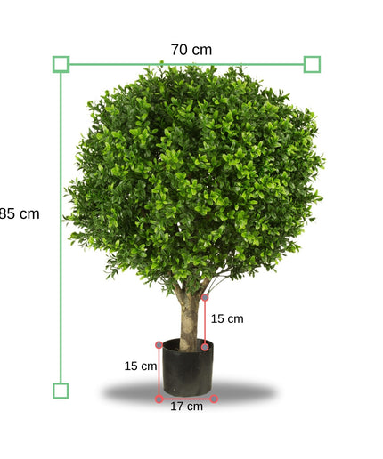 LeopoldFlora Kunststof Buxusbol 70  cm UV