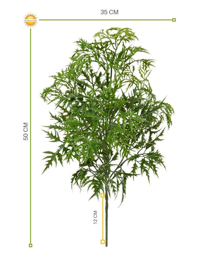 LeopoldFlora Kunststof Ming Aralia tak 50 cm UV