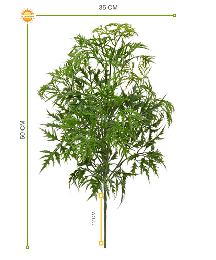 LeopoldFlora Kunststof Ming Aralia tak 50 cm UV