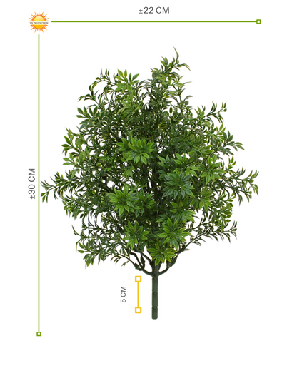 LeopoldFlora Kunststruikje  Eucalyptus 30 UV