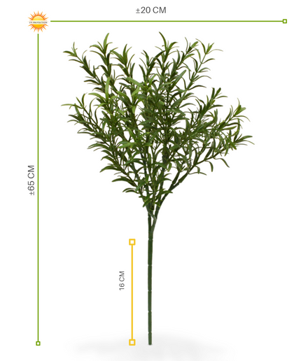 LeopoldFlora Kunsttak Rozemarijn UV