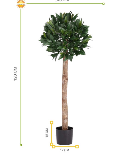 LeopoldFlora Laurier kunstplant op stam 120cm UV