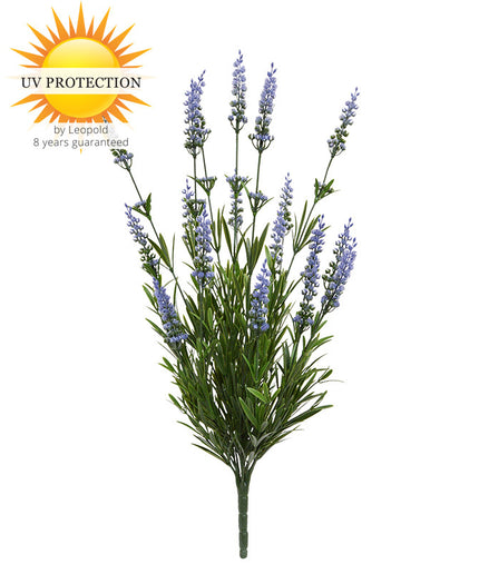 LeopoldFlora Lavendel kunstbloem blauw 50 cm UV