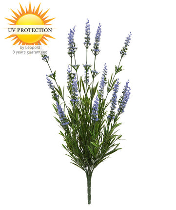 LeopoldFlora Lavendel kunstbloem blauw 50 cm UV