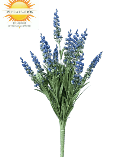 LeopoldFlora Lavendel kunstplant 30cm UV blauw