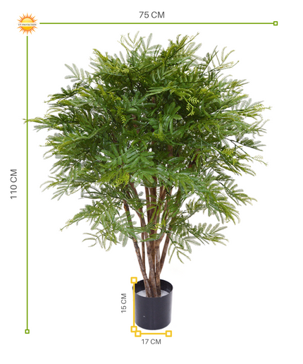 LeopoldFlora Mimosa Kunstplant 110 UV