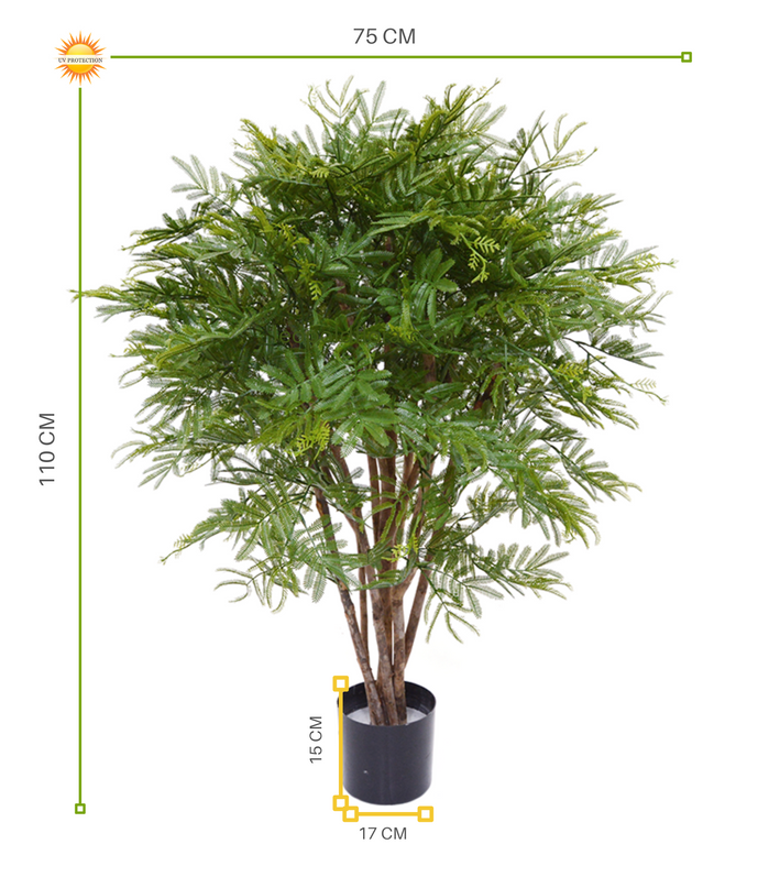 LeopoldFlora Mimosa Kunstplant 110 UV