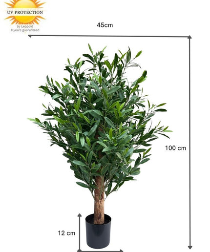 LeopoldFlora Olijf kunstplant 100cm UV