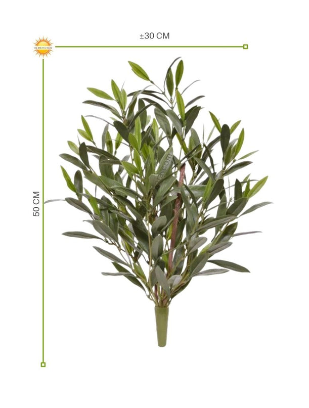 LeopoldFlora Olijf kunstplant  steker 50cm UV