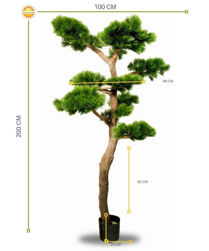 LeopoldFlora Pinus Bonsai kunstboom XL UV