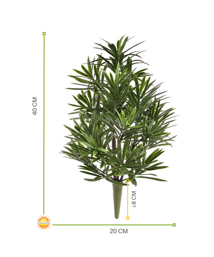 LeopoldFlora Podocarpus kunstboeket 40 cm UV