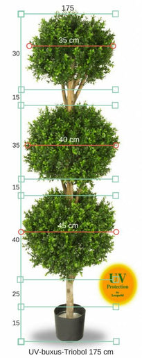 LeopoldFlora UV Buxus Triobol 175 cm